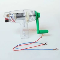 hand cranked generator model physics electromagnetic teaching instrument primary school science power type