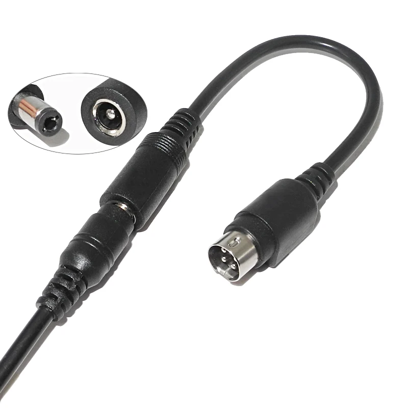 Dc 5X2.1mm Женский до 4 Pin штекер адаптера конвертер кабель для зарядки шнур Сато