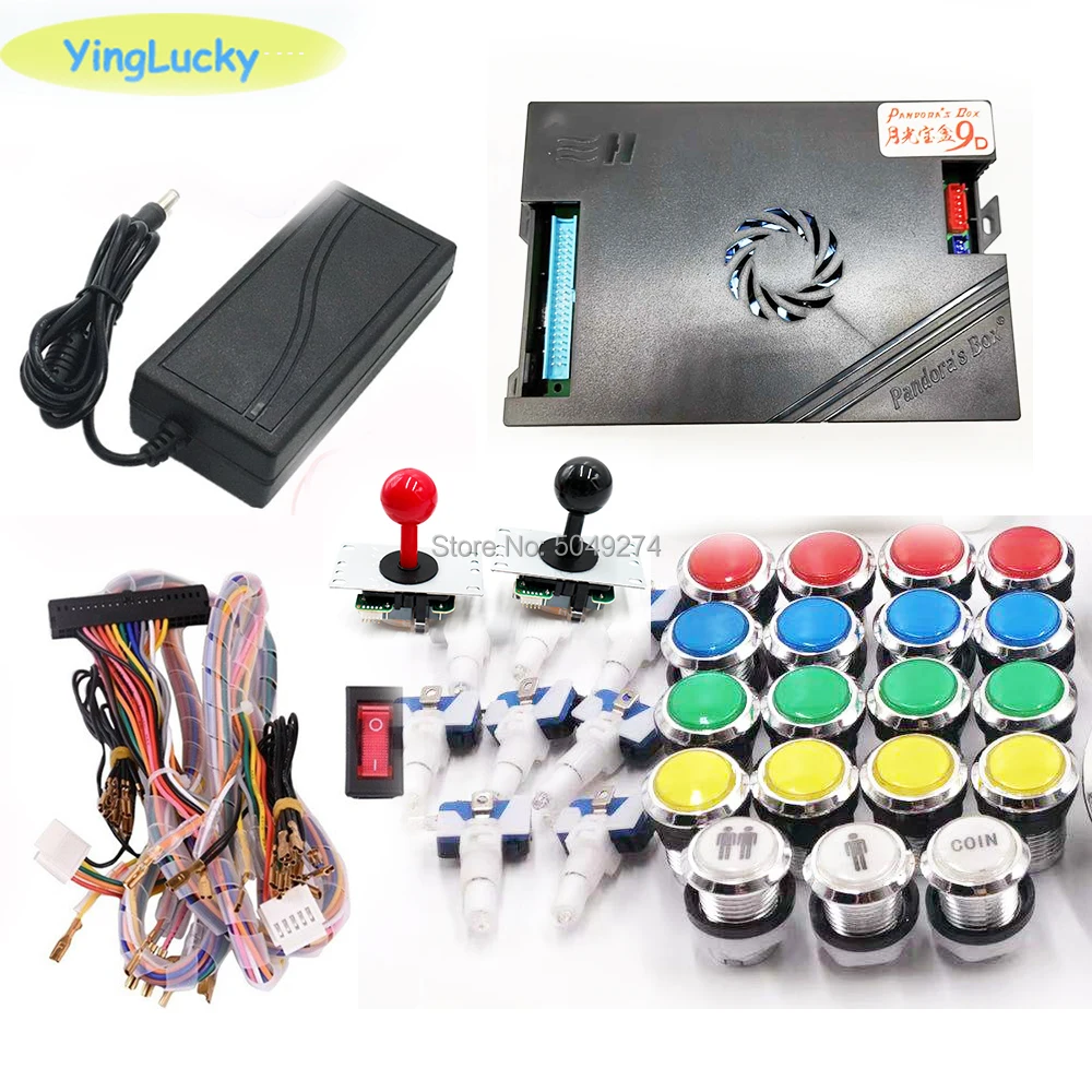Pandora DIY kit консоль-Поддержка геймпада-разъем аркадная-игра встроенный-Pandora-Box 2500-In-1 9d