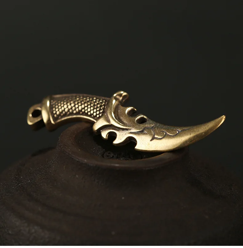 Винтажный латунный нож для кинжала сделай сам украшение рабочего стола