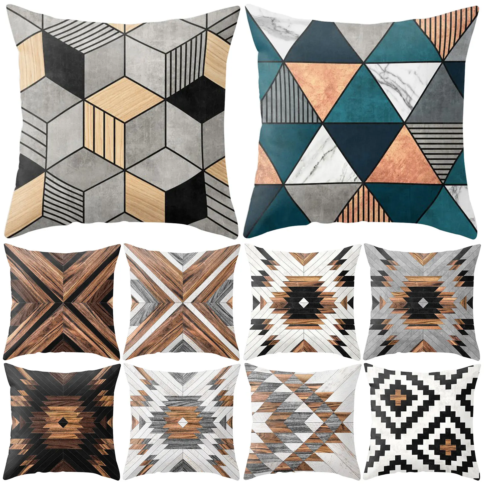 Лидер продаж! Новое поступление геометрический принт Наволочка на подушку