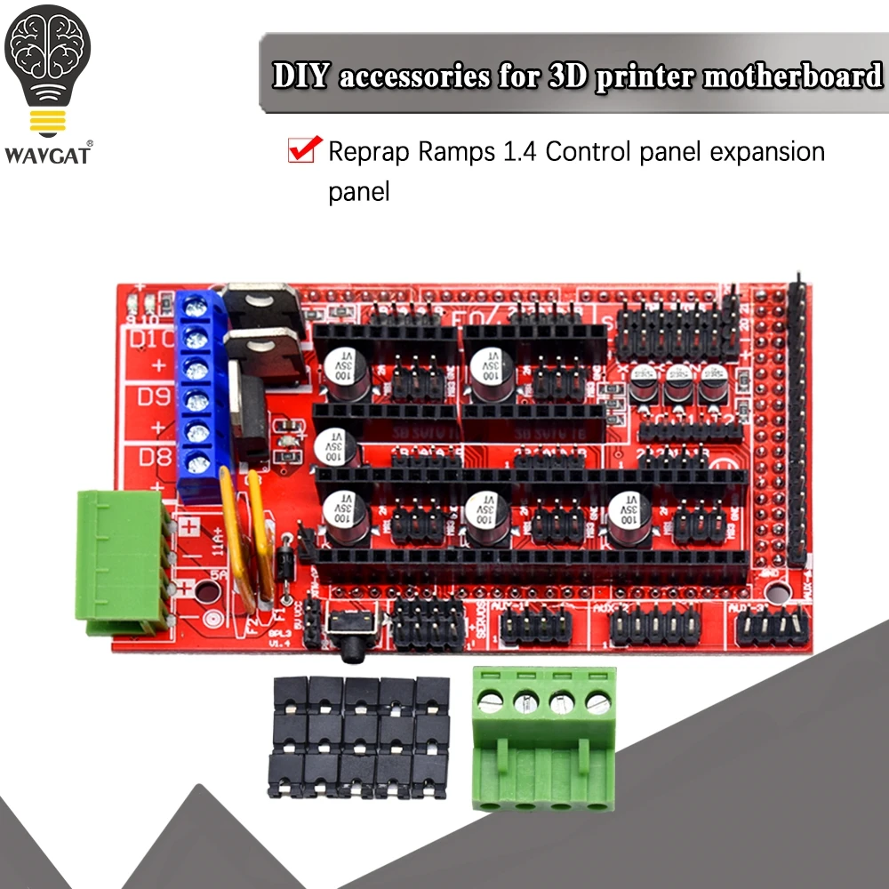RAMPS 1 4 панель управления 3d принтером Reprap MendelPrusa|3d printer controller|ramps 1.4p p |