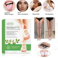 10pc ginger revitalizing detox foot patch with adhersive foot care improve sleep relieve fatigue slimming foot sticker foot pads
