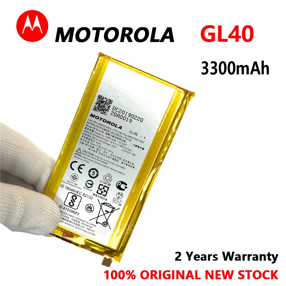 100% Оригинальный 3510mAh GL40 для Motorola Moto Z Play Droid XT1635 XT1635-01 XT1635-02 XT1635-03