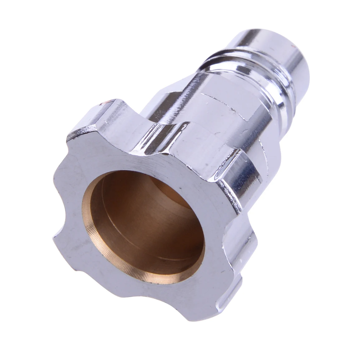 

Silver External Thread Connector Adapter M16x2 Fit For 600ML Disposable Cup PPS Spray
