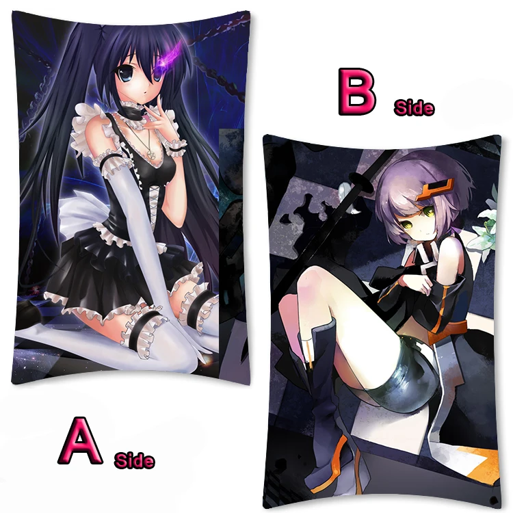 Аниме BLACK ROCK SHOOTER Kuroi Mato обнимающая наволочка для тела Dakimakura декоративная