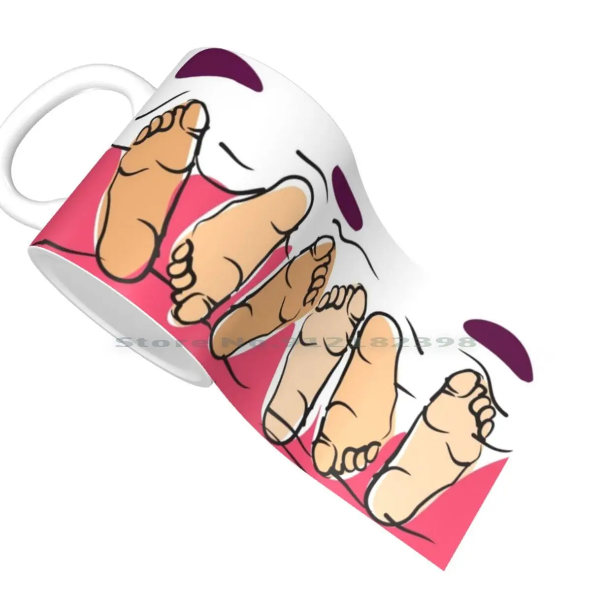 Попробуем втрое керамические кружки кофейные чашки Кружка для молока и чая