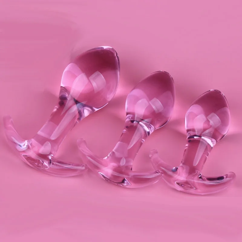 Стимуляция Buttplug стеклянные анальные секс-игрушки для женщин и мужчин массажер