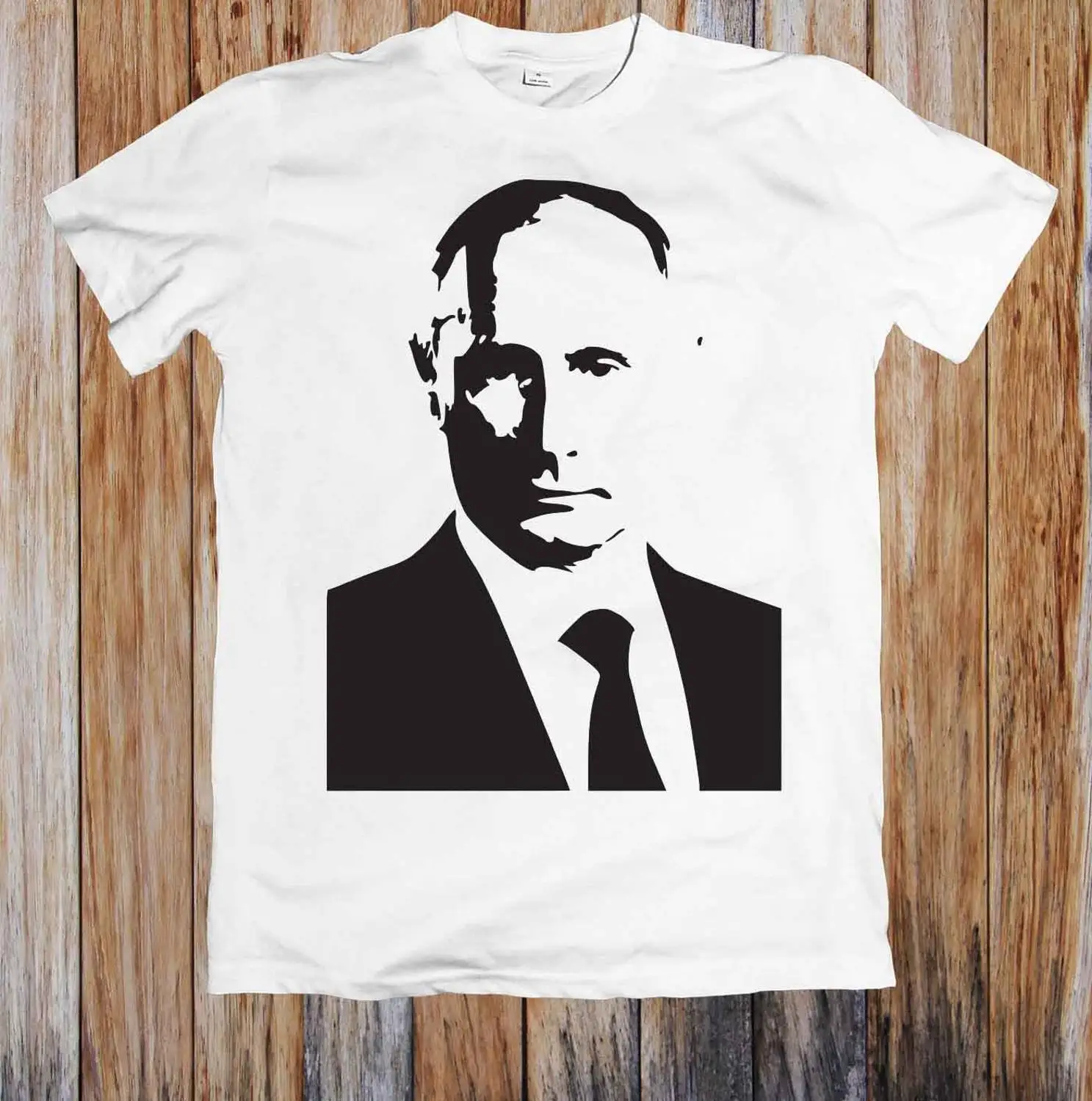 

Vladimir Putin Simple Face Unisex Good Quality Cotton T Shirt Men and Men O-Neck Casual Print T-Shirt Business