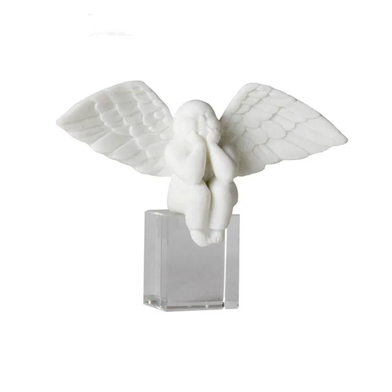 

Style Fat Angel Decoration Model Room Children's Room Jewelry Resin Glass Decoration Children Soft Furnishings Home Decoration