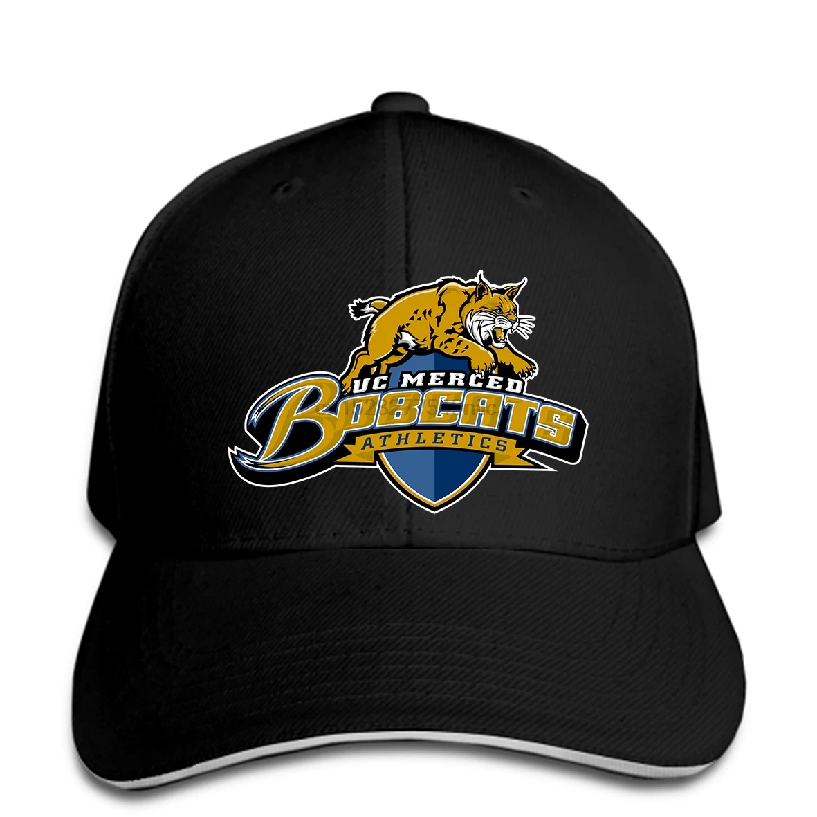 Мужская бейсболка Uc Merced Golden Bobcats Wikipedia Cheer с рупором Athletics кепка логотипом Кепка