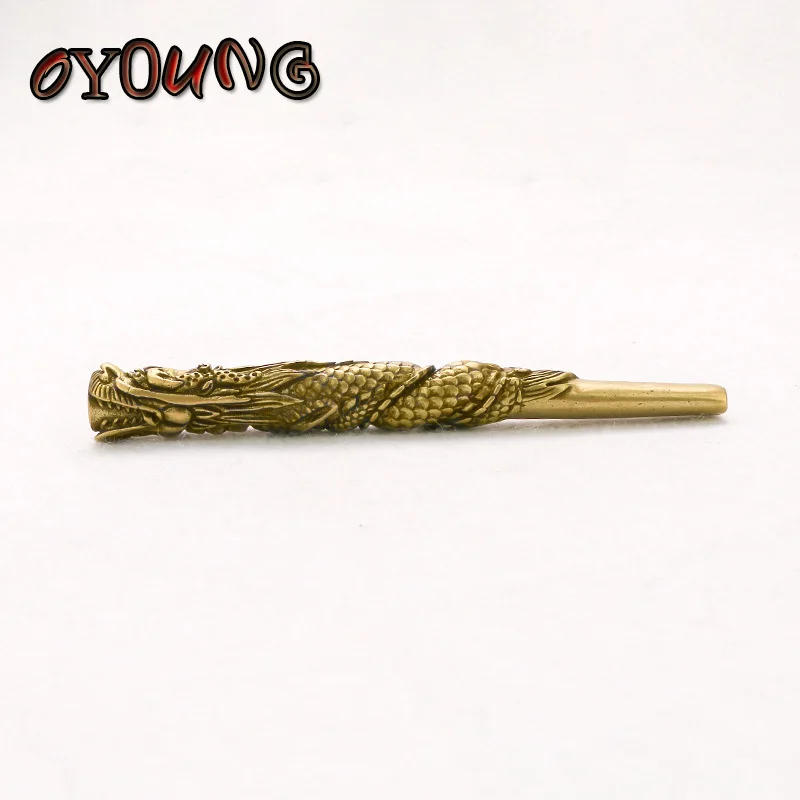 Ретро латунь дым дракон мундштук Fillter в виде курительной трубки - купить по