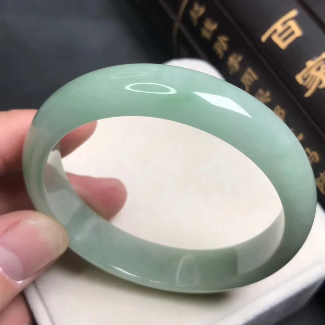 Только один! 57 8 мм Сертифицированный (класс А) 100% натуральный зеленый нефритовый