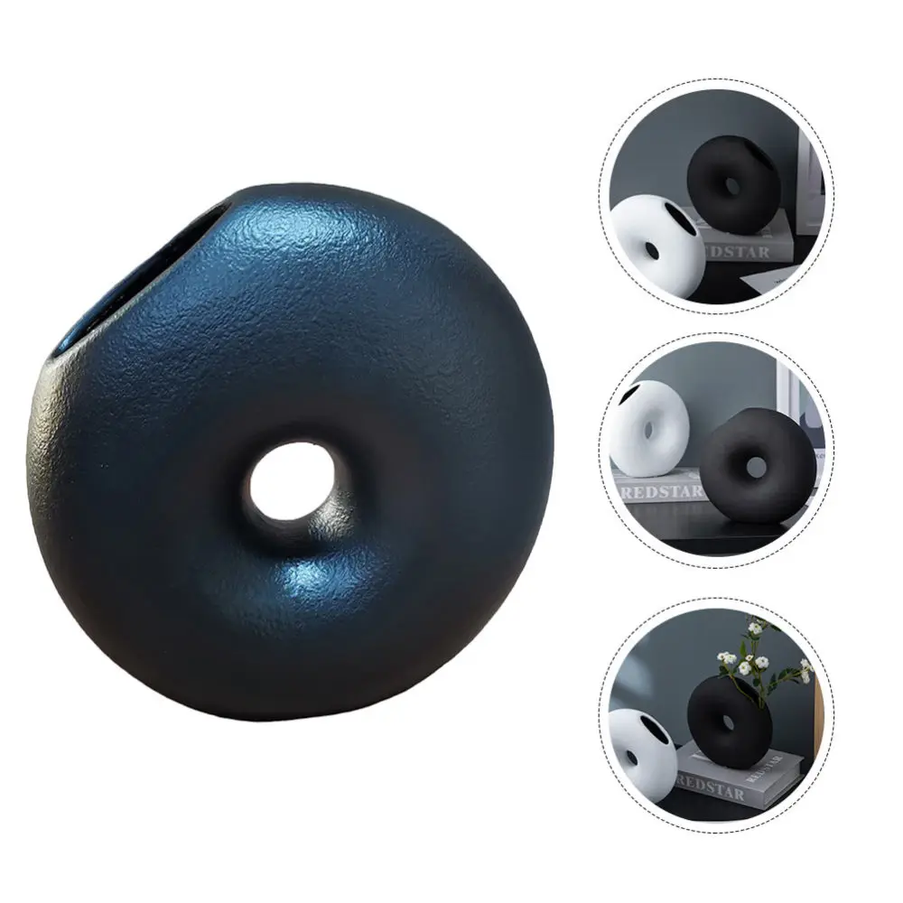 

1pc Elegant Plant Vase Exquisite Tabletop Flower Vase Home Office Decoration