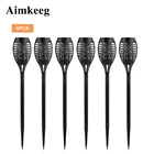 Новая солнечная лампа с пламенем, светодиодный светильник, лампы с пламенем, моделирующий светильник, беспроводной IP65, садовый светильник, s, вилла, двор, лужайка, декоративная лампа