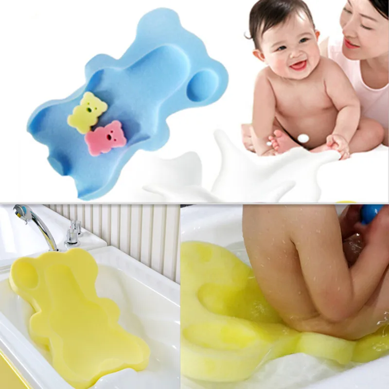 Подушка для ванны детского душа нескользящая губчатая подушка сиденья из