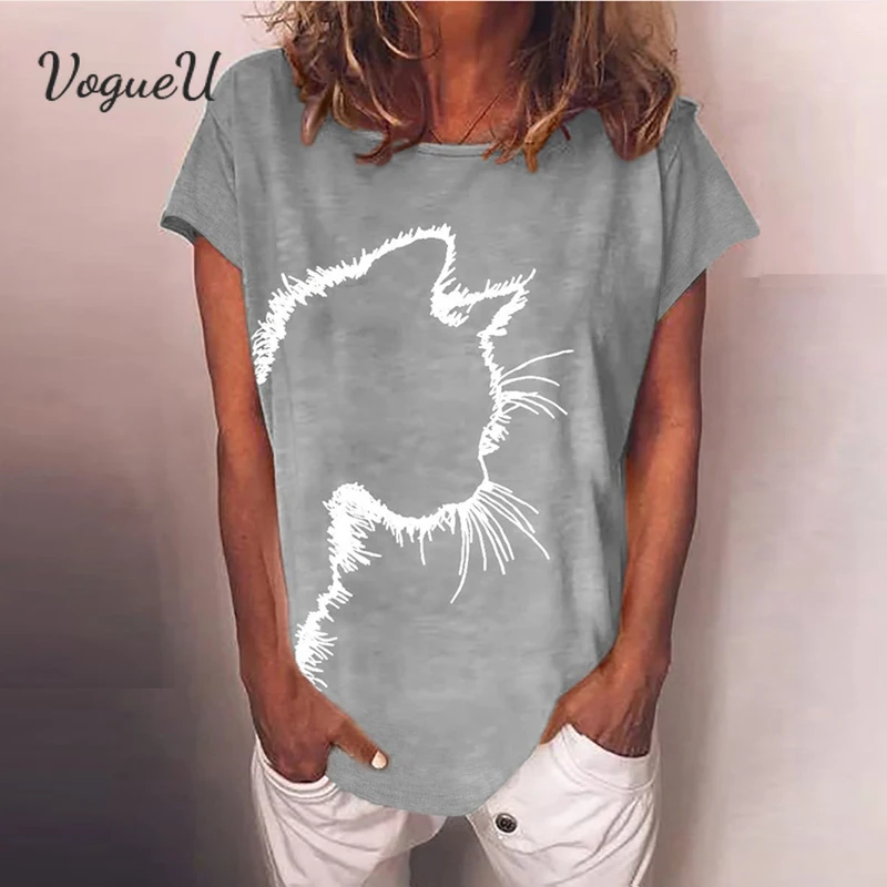 

2021 Top Women'S Short-Sleeved Floral Design Ladies Oneck Tshirt Casual Loose T-Shirt Ladies Graphic Tops Female Summer Clothes