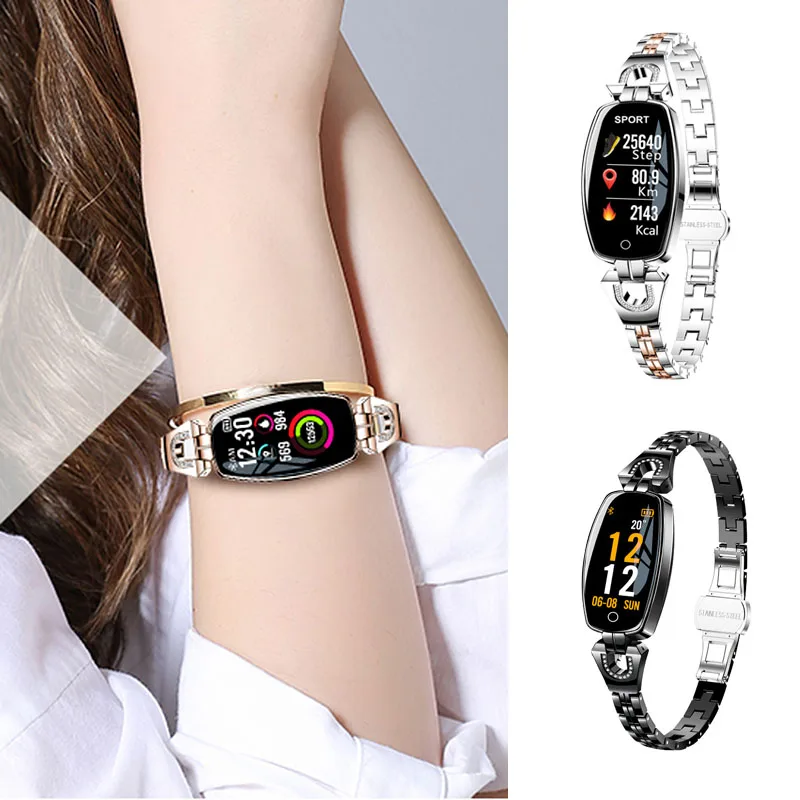 

Women Smart Watch Elegant Heart Rate Sleep Monitoring Smartwatch Waterproof Female Sports Fitness Bracelet for Android IOS