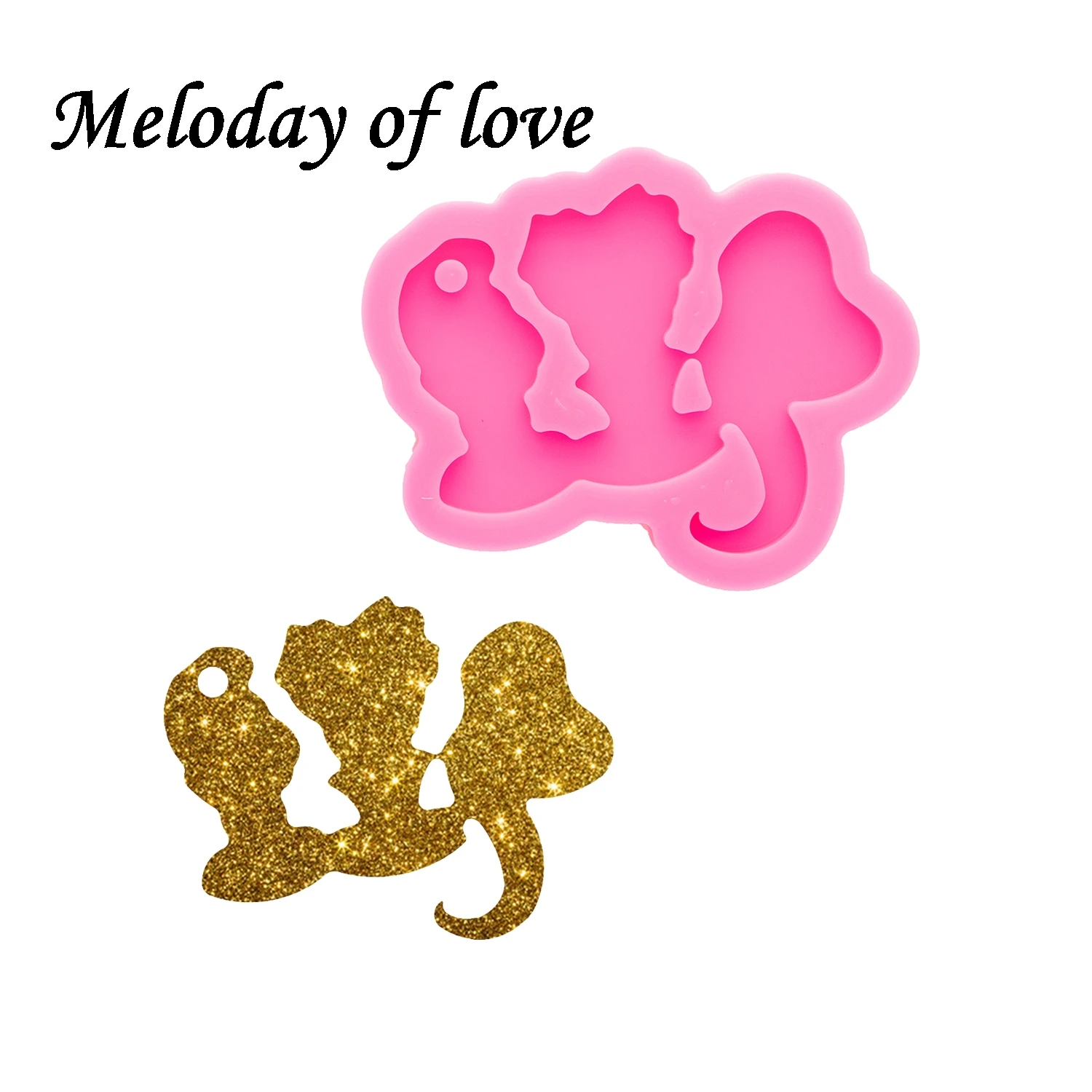 

Глянцевая силиконовая 3-отверстие девушка смолы плесень для брелка, эпоксидные украшения литья смолы формы, глиняные формы в скульптуре DY0881