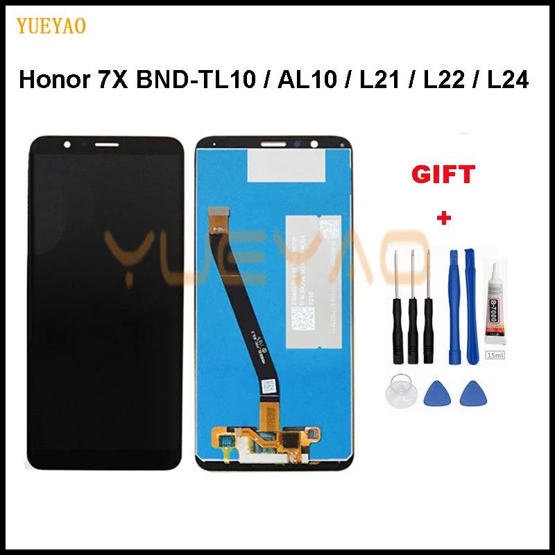 Дисплей для Honor 7X ЖК-дисплей сенсорный экран сборка Замена huawei 7 X Экран BND-L21 L22 L24