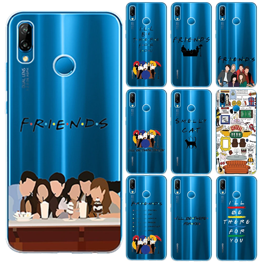 Силиконовый чехол для Huawei P40 Lite E P10 P20 P30 Pro P8 Y9 2018 2019 | Мобильные телефоны и