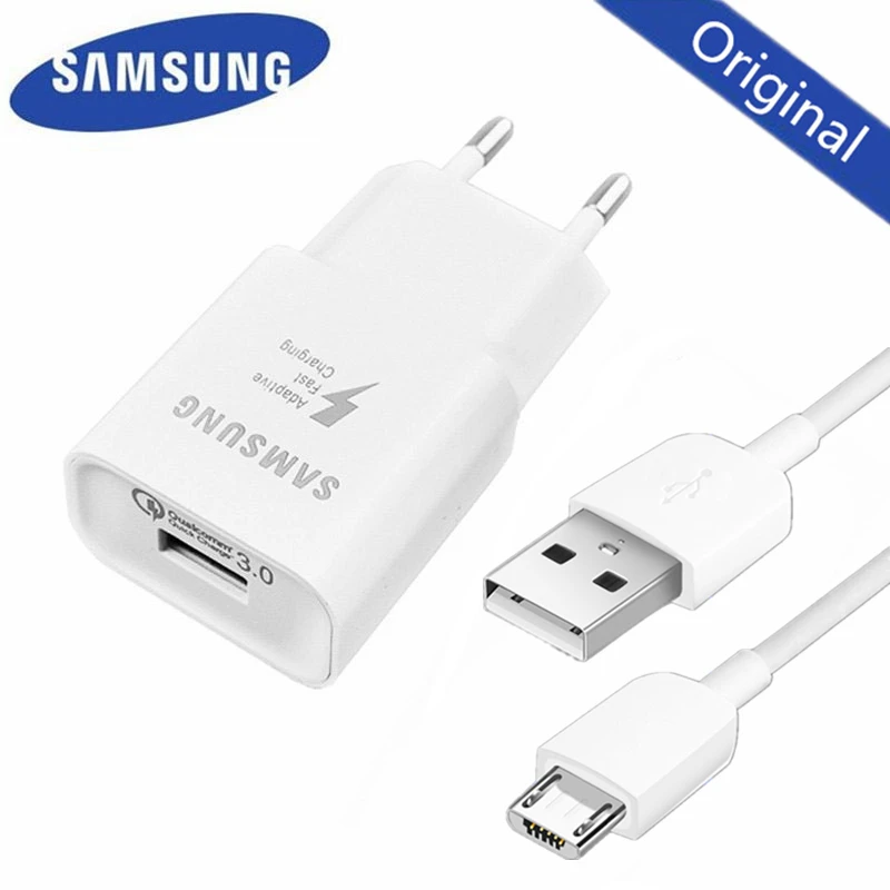 Оригинальное быстрое зарядное устройство Samsung QC 3 0 зарядный адаптер питания Usb