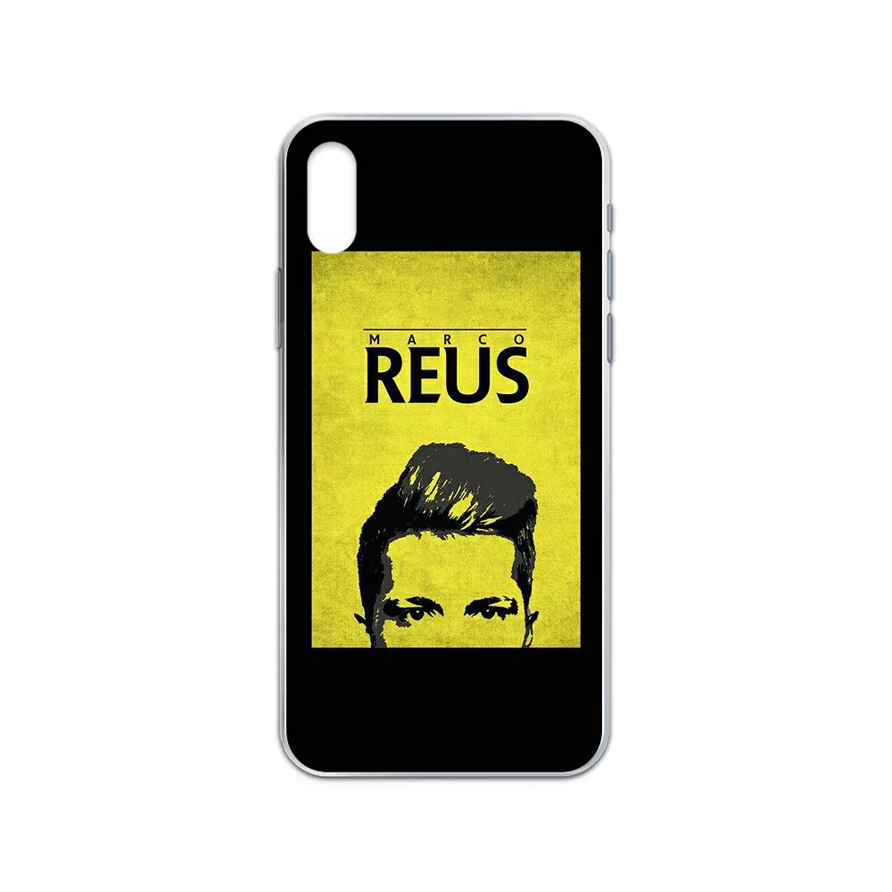Marco Reus German team football Etui Transparent Phone Case For iphone 4 4S 5 5C 5S 6 6S PLUS 7 8 X XR XS 11 PRO SE 2020 MAX | Мобильные