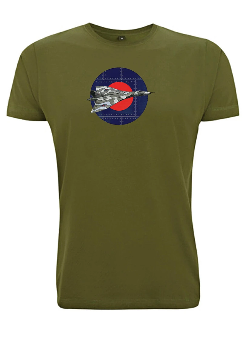 Vulcan Bomber футболка Target Roundel Raf Plane Uk Airforce Jet Mod большой размер футболка| |