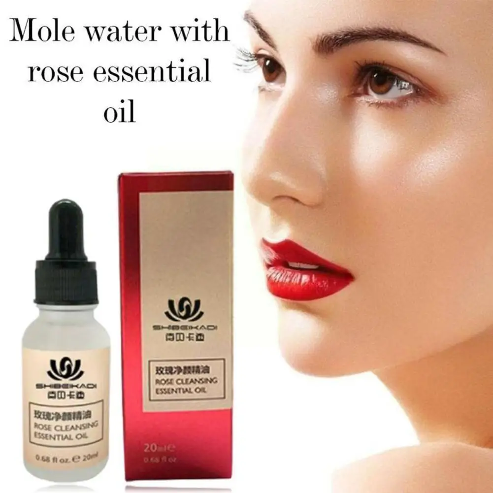 

Розовое эфирное масло без следов, Удаление родинок, родинок, пятен, черный крем для родинок, восстанавливающий инструмент для удаления роди...