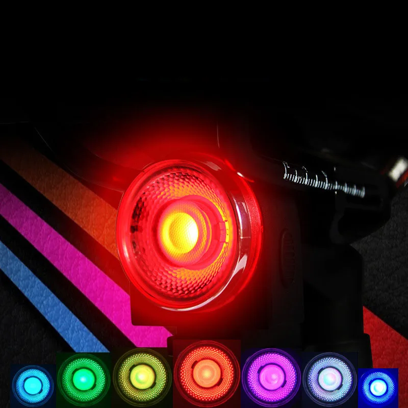 Start/Stop Brake Sensing IPx5 Waterproof LED Charging Cycling Taillight Long Time Lamp Bicycle Flashlight Bike Rear Light | Спорт и