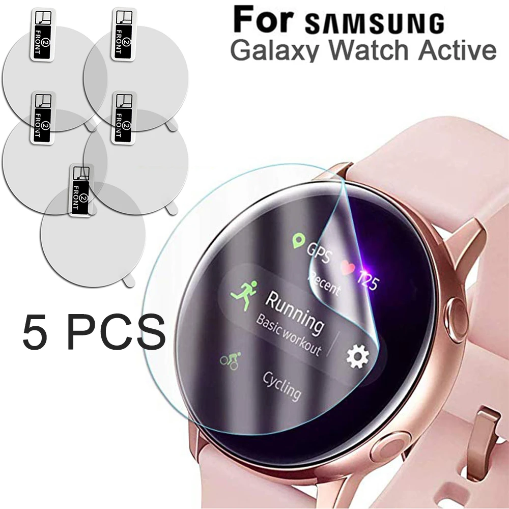5 шт. защитная пленка для смарт часов Samsung Galaxy Watch|Защита экрана часов| |