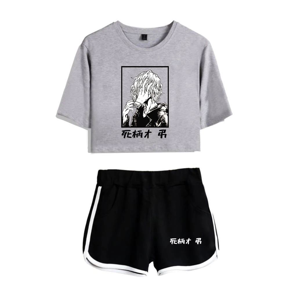 

Shigaraki Tomura My Hero Academia Harajuku Set 2 Piece Kawaii Sexy Women Print Home Suit Girls Streetwear Summer Graphic Print