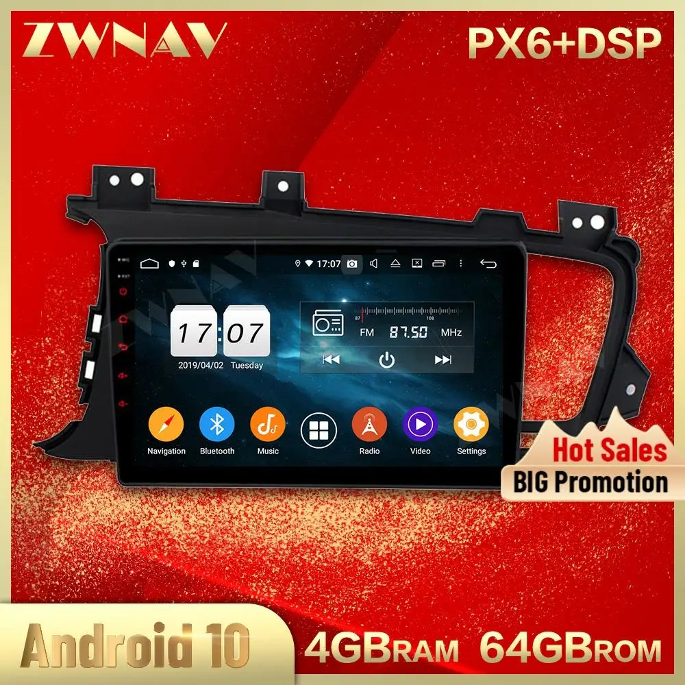 2 din Android 10 0 экран Автомобильный мультимедийный плеер для KIA K5 optima 2015 + Видео Аудио