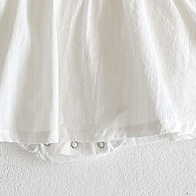 

Baby Girls Rompers 2021 Summer New Fashion Toddle Girl Ruffles Princess Solid Color Jumpsuit Newborn Wedding Party Costumes