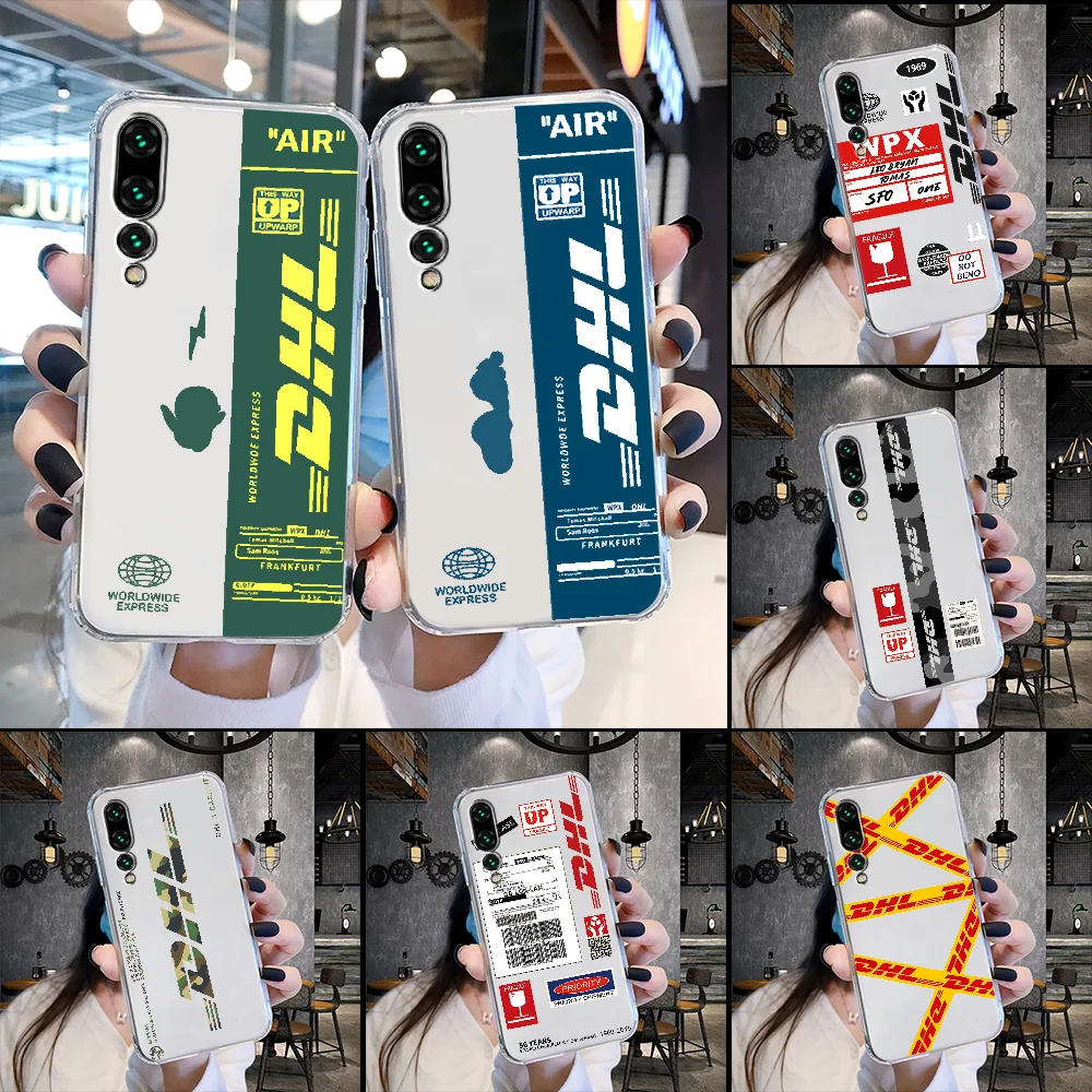 Прозрачный чехол DHL Express для телефона Huawei P Mate P10 P20 P30 P40 10 20 Smart Z Pro Lite 2019 прозрачный
