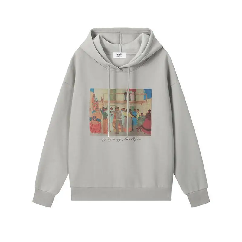 Hoodies Women Pullover Sweatshirts 2020 Hooded Sweatshirt Women Spring and Autumn Loose Harajuku Sweetshirts