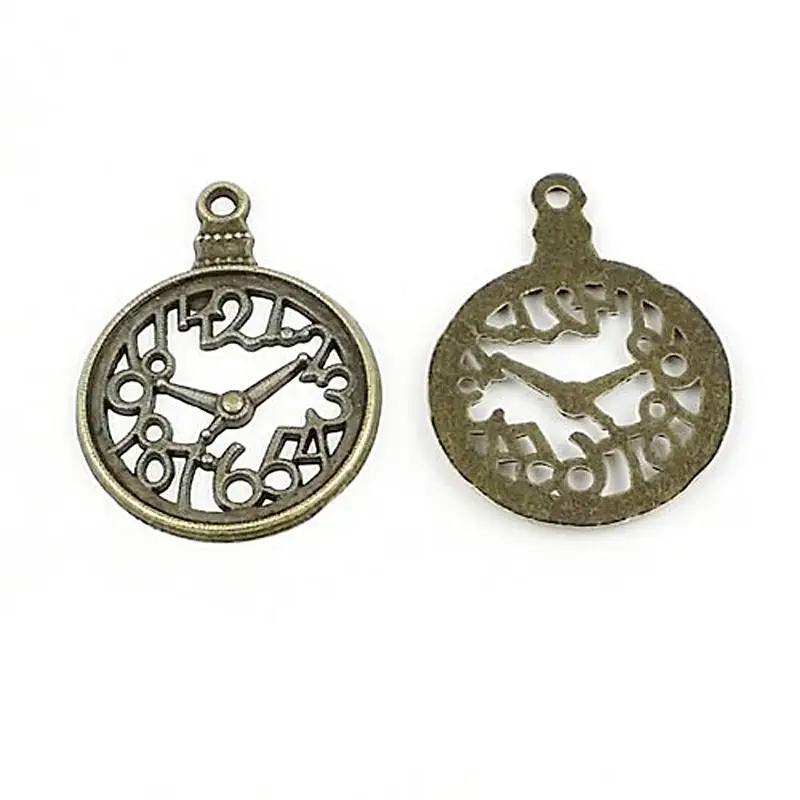

(28443)100 г около 30 шт. 37x2 8 мм Φ часы Подвески Ювелирные изделия материалы для изготовления своими руками фурнитура Аксессуары