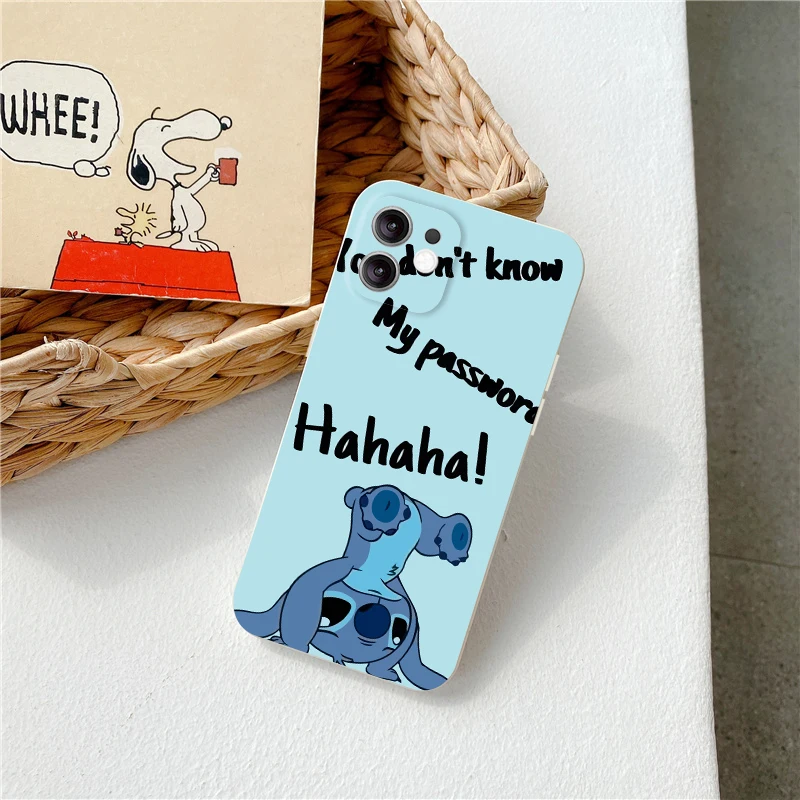 

NOHON DESIGN phone case SE 2020 NON-SLIP 11 12 mini Liquid Silicone xs max xr 7 6s cute anime for iphone 13 Pro max back cover