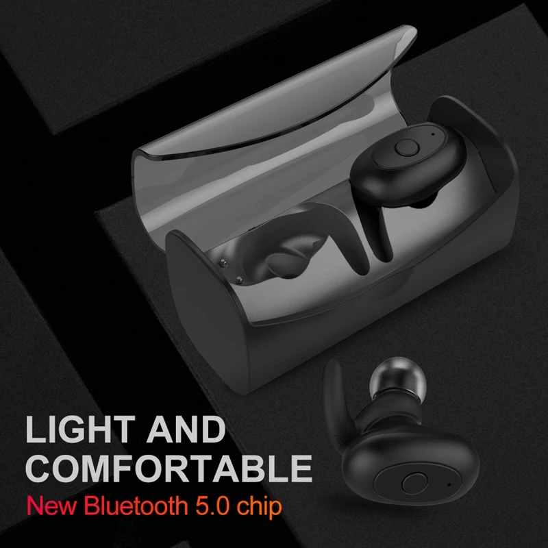 Лампа указателя T100 наушники-вкладыши TWS True Беспроводной Bluetooth 5 0 наушники