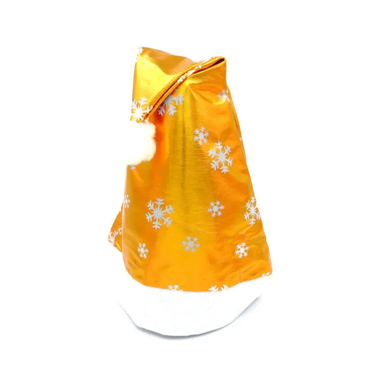 Рождественские шапки шапка Санта-Клауса унисекс шапочка с помпоном принт