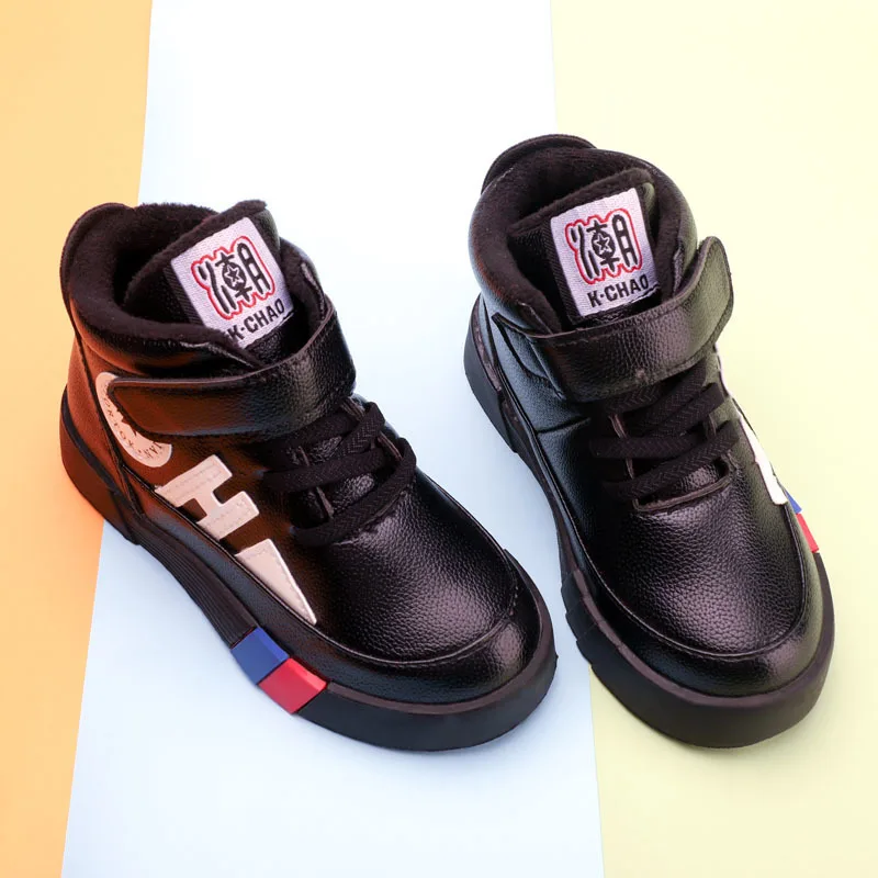 Хлопковая обувь для мальчиков Осень зима 2020 бархатная детская спортивная