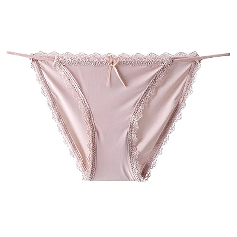 Сексуальные женские трусики из вискозы элегантные белые и черные кружевные с