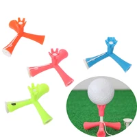 golf tee ball holder anti flying rotatable tripod self standing practice training aids adjustable height outdoor accessories