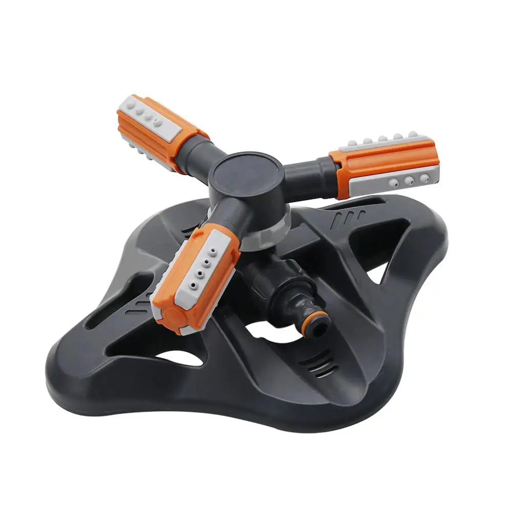 

Adjustable 360 Degree 3-arm Rotating Sprinklers Grass Lawn Automatic Watering Nozzles Garden Agriculture Irrigation Device