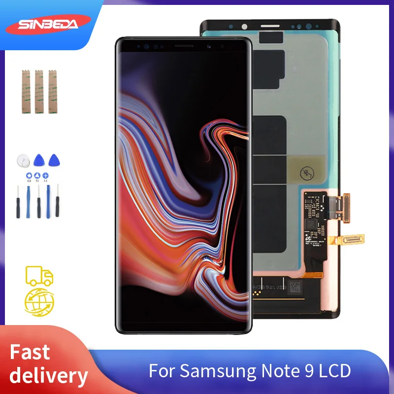 

Super AMOLED для Samsung Note 9 ЖК-дисплей сенсорный экран дигитайзер N960F для Samsung Note 8 ЖК-дисплей
