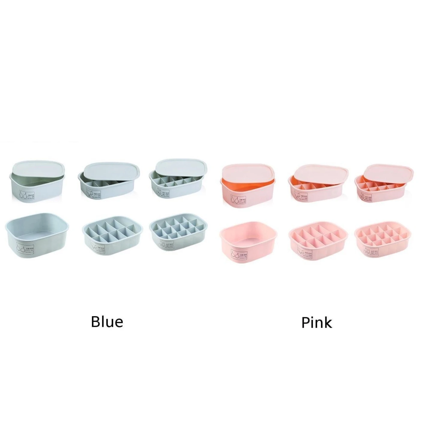 1/10/15 Grids Underwear/cloth Bra/Briefs/Socksneck/ties/belts/baby Clothes/accessories Storage Boxes Plastic Organizer Sorting | Дом и сад