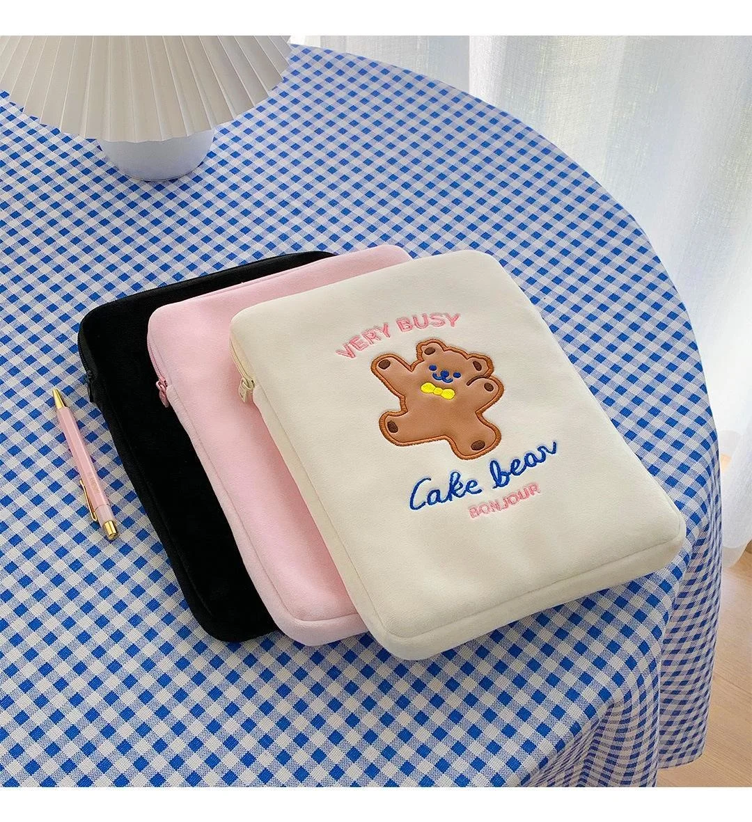 

Ipad To 11 2021 Animal Bear Ipad Air Comic Tablet Protective Case 10.5/10.2 Bag Girl Bag