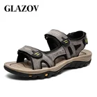 Мужские Нескользящие сандалии GLAZOV, мягкая удобная Уличная обувь, повседневные, большие размеры 38-48, лето