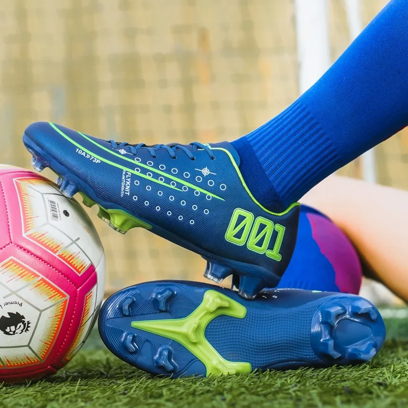 

2021 Men's Professional Soccer Shoes Cleats spike Football Shoes Kids krampon futbol ayakkabi Outdoor Football Boots Sneakers