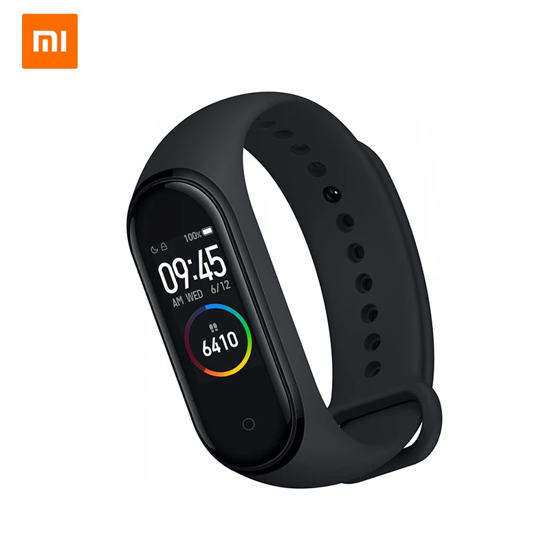 Фитнес-браслет Xiaomi Mi Band 4 влагозащищенный сенсорный AMOLED-экран Android iOS